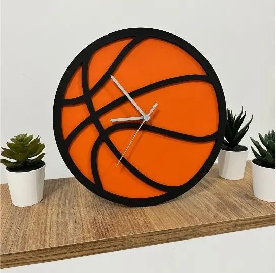 BASKETBOL TOPU DUVAR SAATİ