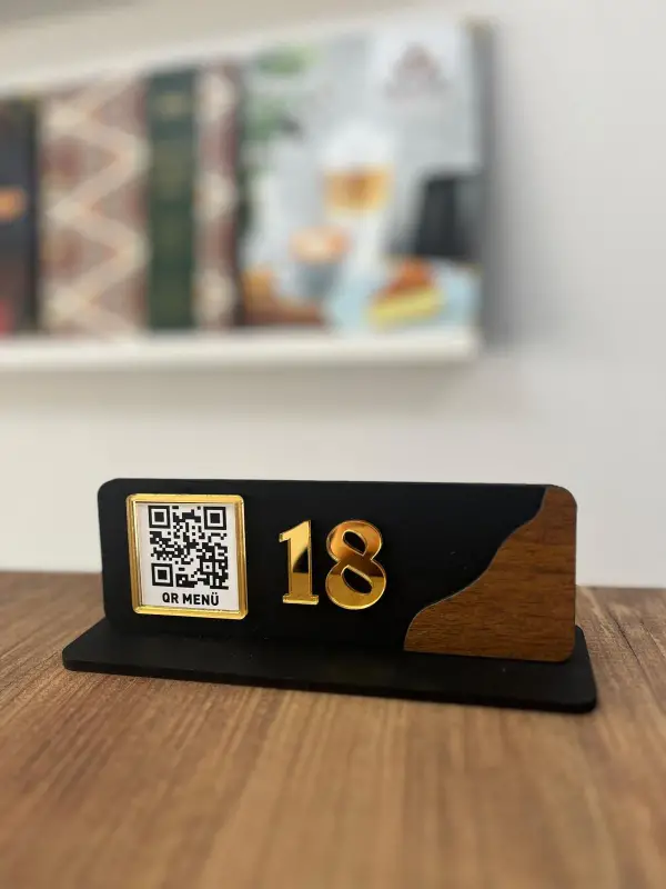 QR Kare Kod Menü Standı 